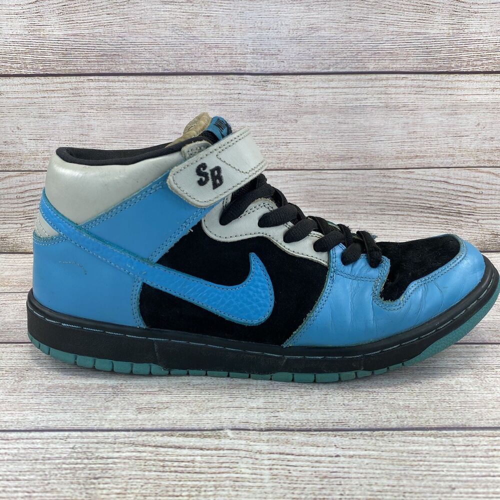 Nike Dunk Mid Pro SB  'Aqua Fuel Blue' Men's Size 10.5